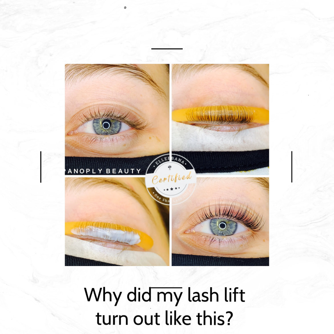 Troubleshooting Lash Lifts