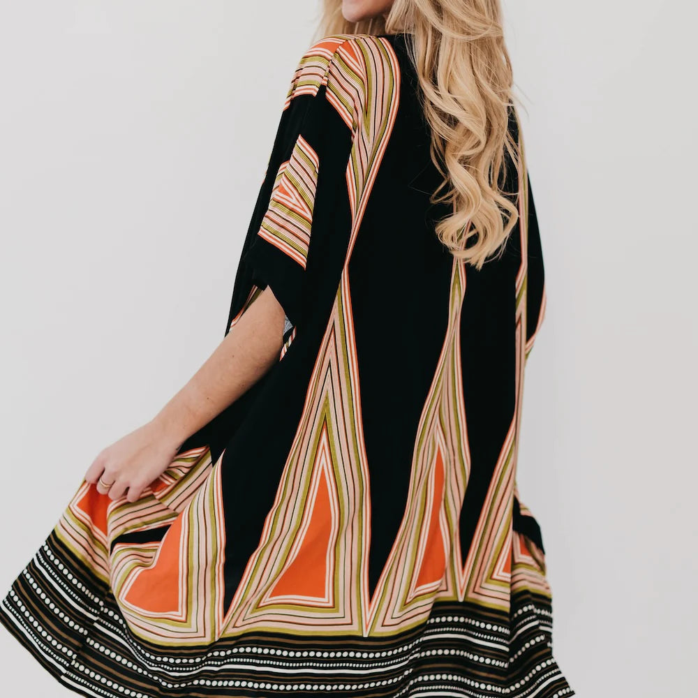 In The City Of Paradise Kimono - Panoply Beauty 