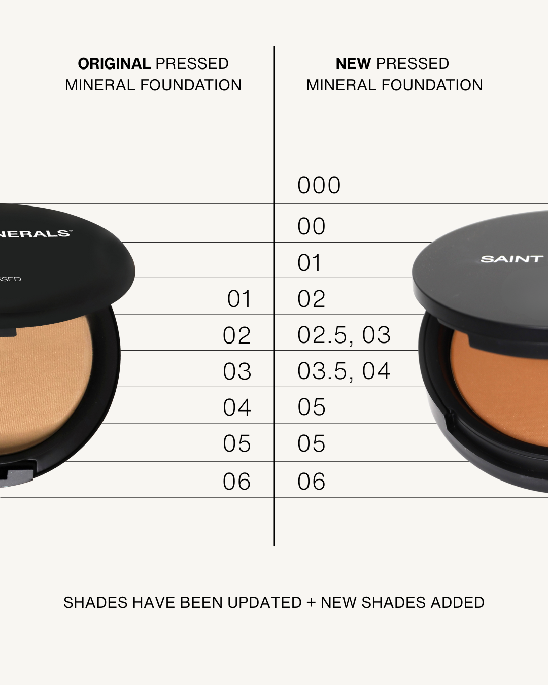 NEW Pressed Powder Foundation by SAINT MINERALS