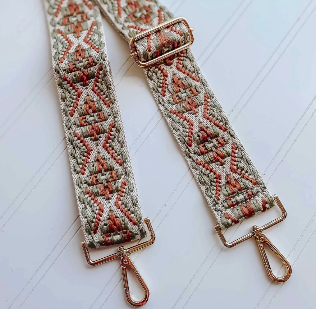 Canvas Straps - Willow Print - Panoply Beauty 