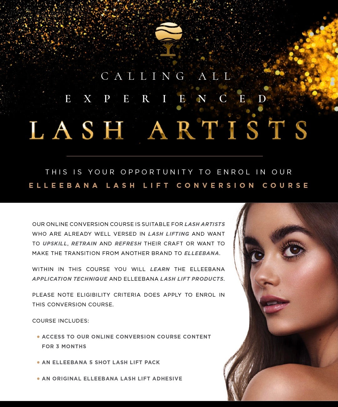 Elleebana One Shot Lash Lift Conversion Course - Panoply Beauty 